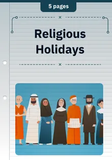 Religious Holidays