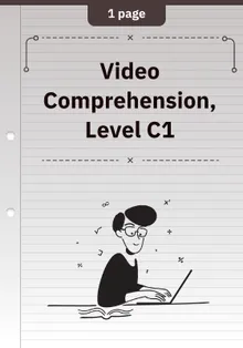 Video Comprehension, Level C1