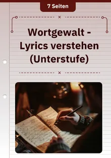 Wortgewalt - Lyrics verstehen (Unterstufe)