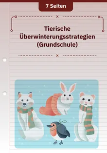 Tierische Überwinterungsstrategien (Grundschule) 