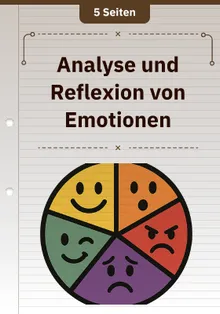 Analyse und Reflexion von Emotionen