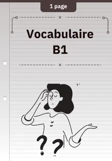 Vocabulaire B1