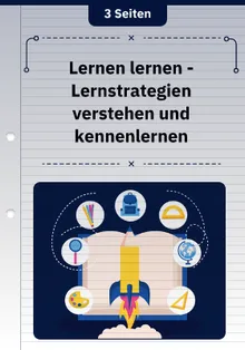 Lernen lernen - Lernstrategien verstehen und kennenlernen