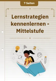 Lernstrategien kennenlernen - Mittelstufe