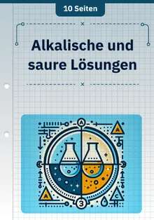 Alkalische und saure Lösungen