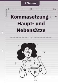Kommasetzung - Haupt- und Nebensätze