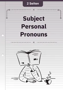 Subject Personal Pronouns