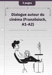 Dialogue autour du cinéma (Französisch, A1-A2)