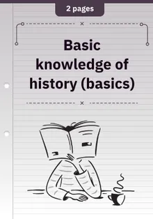 Basic knowledge of history (basics)