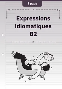 Expressions idiomatiques B2