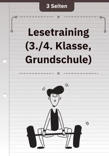 Lesetraining (3./4. Klasse, Grundschule)