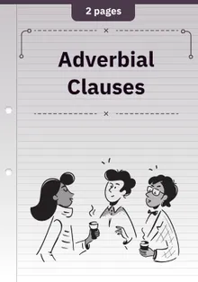 Adverbial Clauses