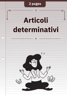 Articoli determinativi