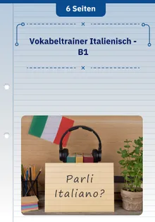Vokabeltrainer Italienisch - B1