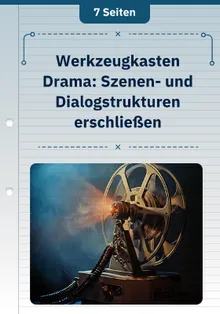 Werkzeugkasten Drama: Szenen- und Dialogstrukturen erschließen