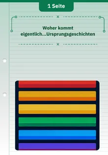 Woher kommt eigentlich...Ursprungsgeschichten