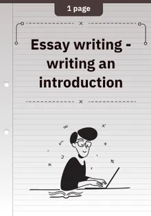Essay writing - writing an introduction
