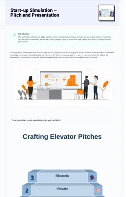 Start-up Simulation – Pitch and Presentation