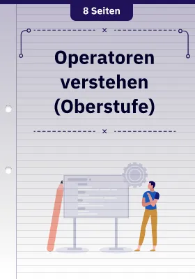 Operatoren verstehen (Oberstufe)
