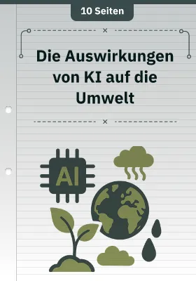 Die Auswirkungen von KI auf die Umwelt