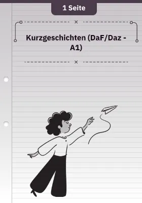 Kurzgeschichten (DaF/DaZ - A1)