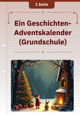 Ein Geschichten-Adventskalender (Grundschule)
