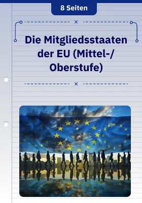 Die Mitgliedsstaaten der EU (Mittel-/Oberstufe)