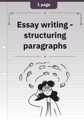 Essay writing - structuring paragraphs 
