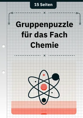 Gruppenpuzzle für das Fach Chemie