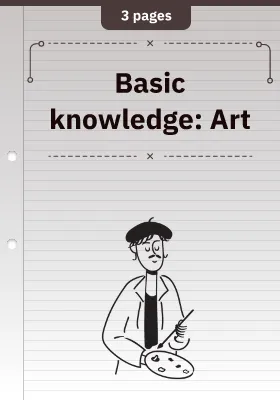 Basic knowledge: Art