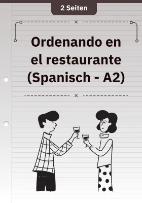Ordenando en el restaurante (Spanisch - A2)
