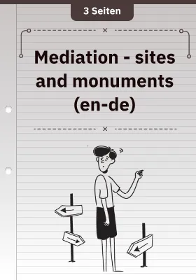 Mediation - sites and monuments (en-de)