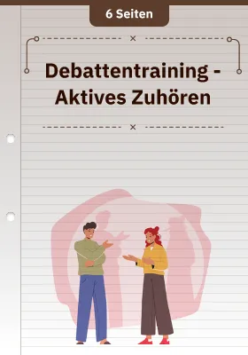 Debattentraining - Aktives Zuhören