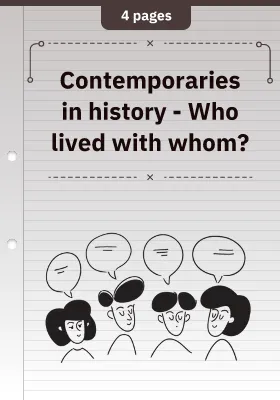 Contemporaries in history - Who lived with whom?