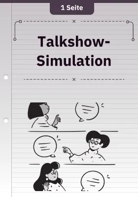 Talkshow-Simulation