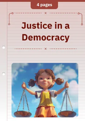 Justice in a Democracy