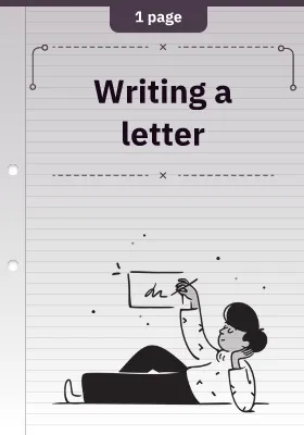 Writing a letter