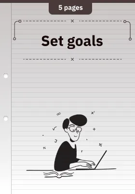 Set goals