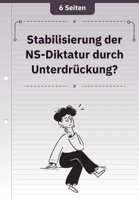 Stabilisierung der NS-Diktatur durch Unterdrückung? 