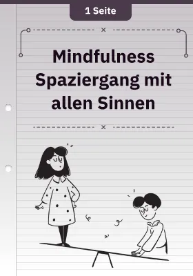 Mindfulness Spaziergang mit allen Sinnen