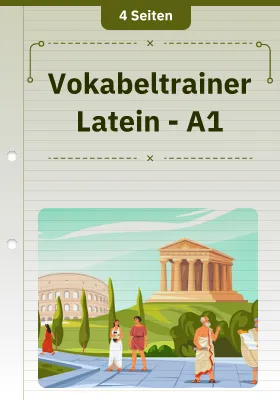 Vokabeltrainer Latein - A1