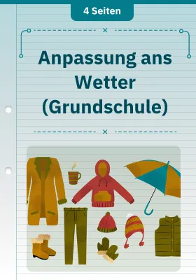 Anpassung ans Wetter (Grundschule)