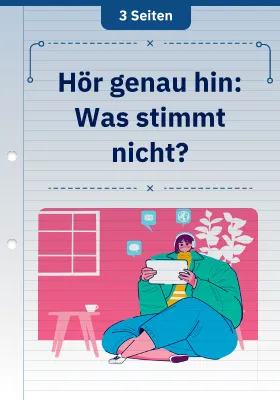 Hör genau hin: Was stimmt nicht?