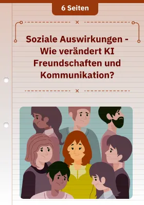 Soziale Auswirkungen - Wie verändert KI Freundschaften und Kommunikation?