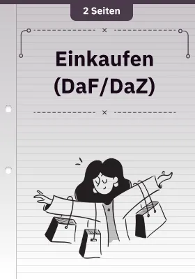 Einkaufen (DaF/DaZ - A1)