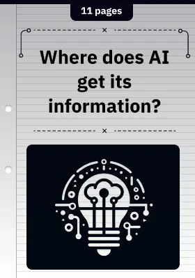Where does AI get its information?