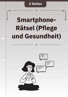 Smartphone-Rätsel (Pflege und Gesundheit)