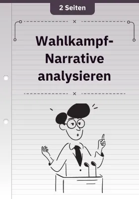 Wahlkampf-Narrative analysieren