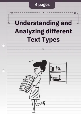 Understanding and Analyzing different Text Types