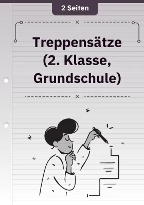 Treppensätze (2. Klasse, Grundschule)